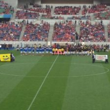 サッカー観戦♪