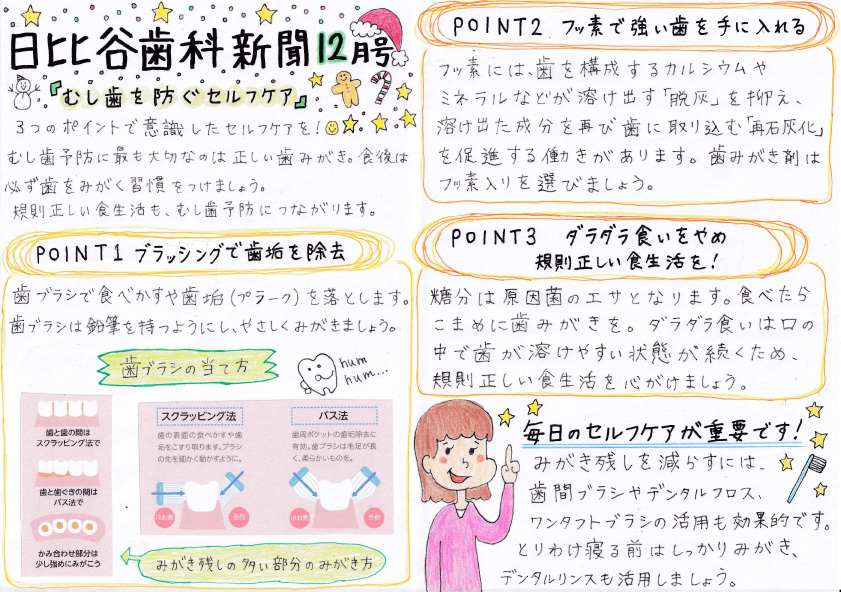 HIBIYA　DENTAL　CLINIC　新聞　2018年12月号