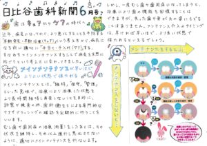 HIBIYA　DENTAL　CLINIC　新聞　2019年6月号