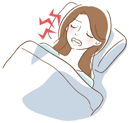 歯ぎしり・食いしばりは？