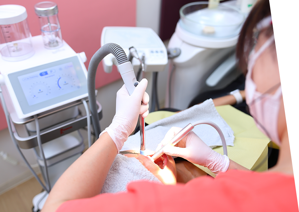 経験豊富な歯科衛生士のよる歯・歯茎にやさしいメインテナンス